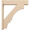 Ekena Millwork 7 1/2-in W x 34-in D x 38-in H Balboa Block Rough Cedar Woodgrain TimberThane Outlooker, Primed Tan OUTUR075X34X38BOA44RCPR - alternate 5
